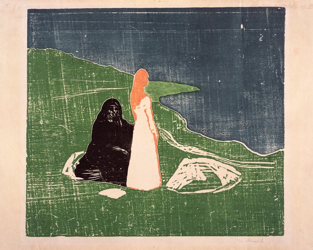Sahilde İki Kadın, 1898 by Edvard Munch