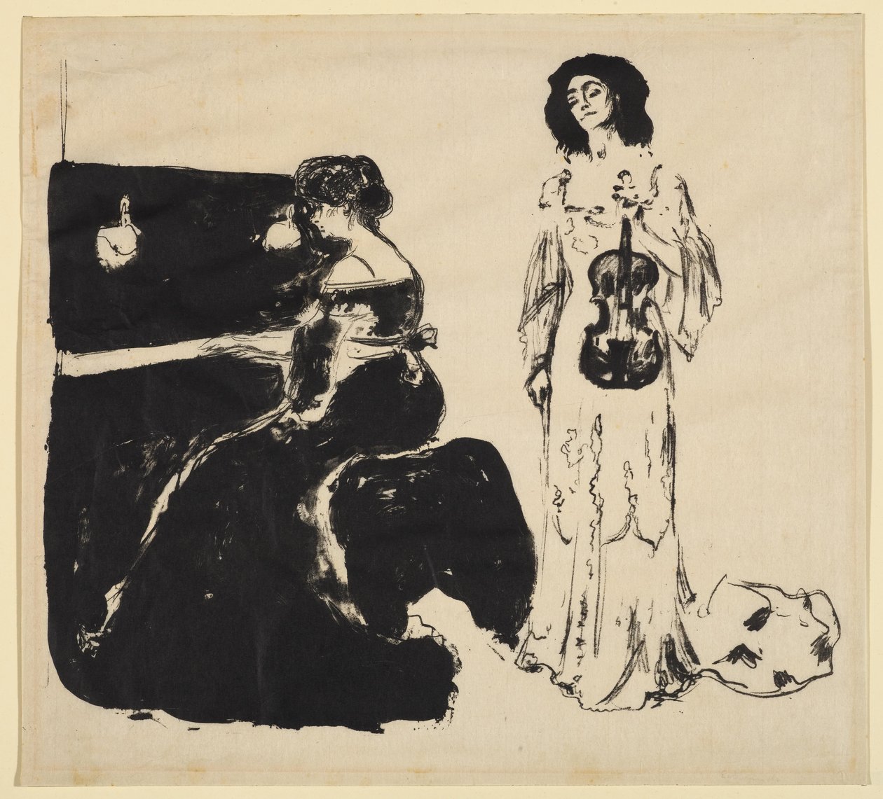 keman konseri by Edvard Munch