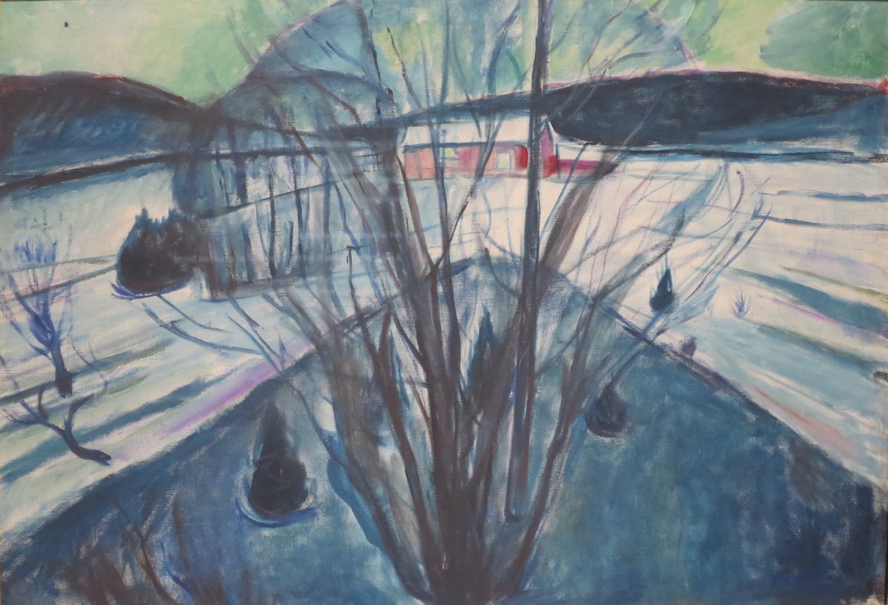Kış Gecesi, Ekely by Edvard Munch