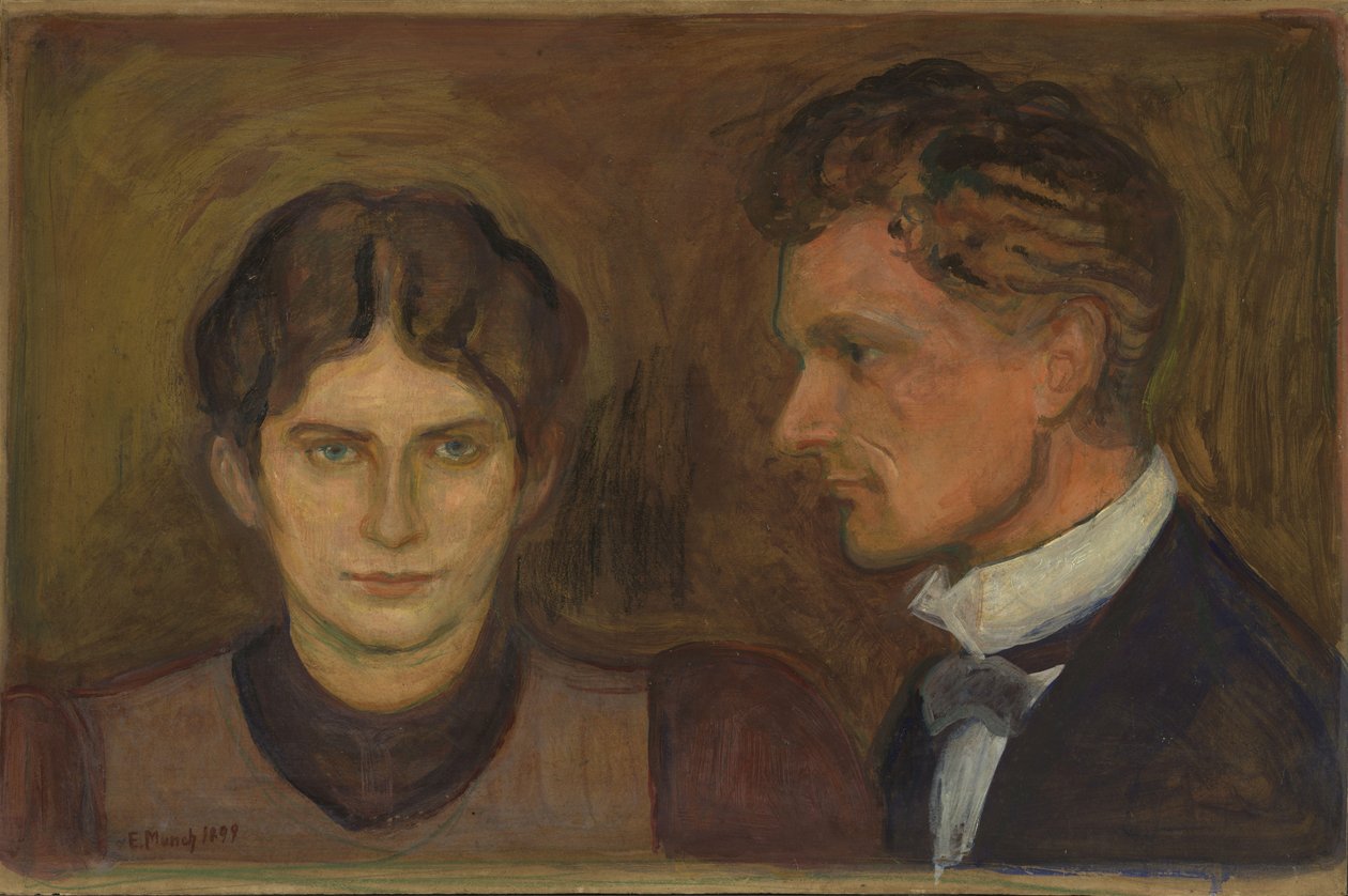 Aase ve Harald Norregaard by Edvard Munch