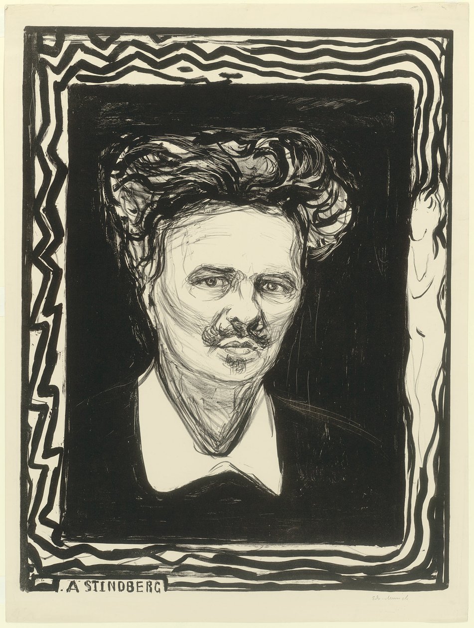 Ağustos Strindberg by Edvard Munch