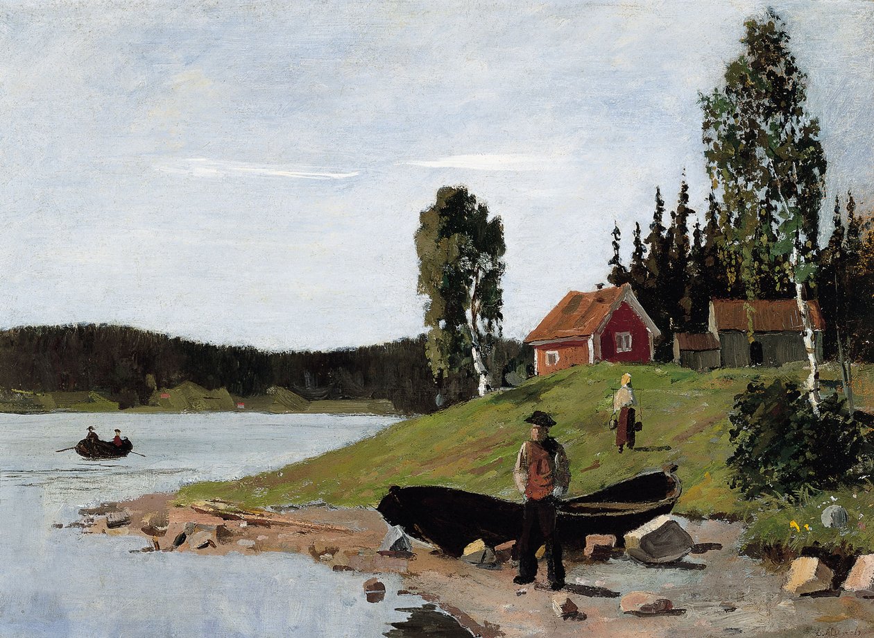 Sahil Manzarası, 1881 by Edvard Munch