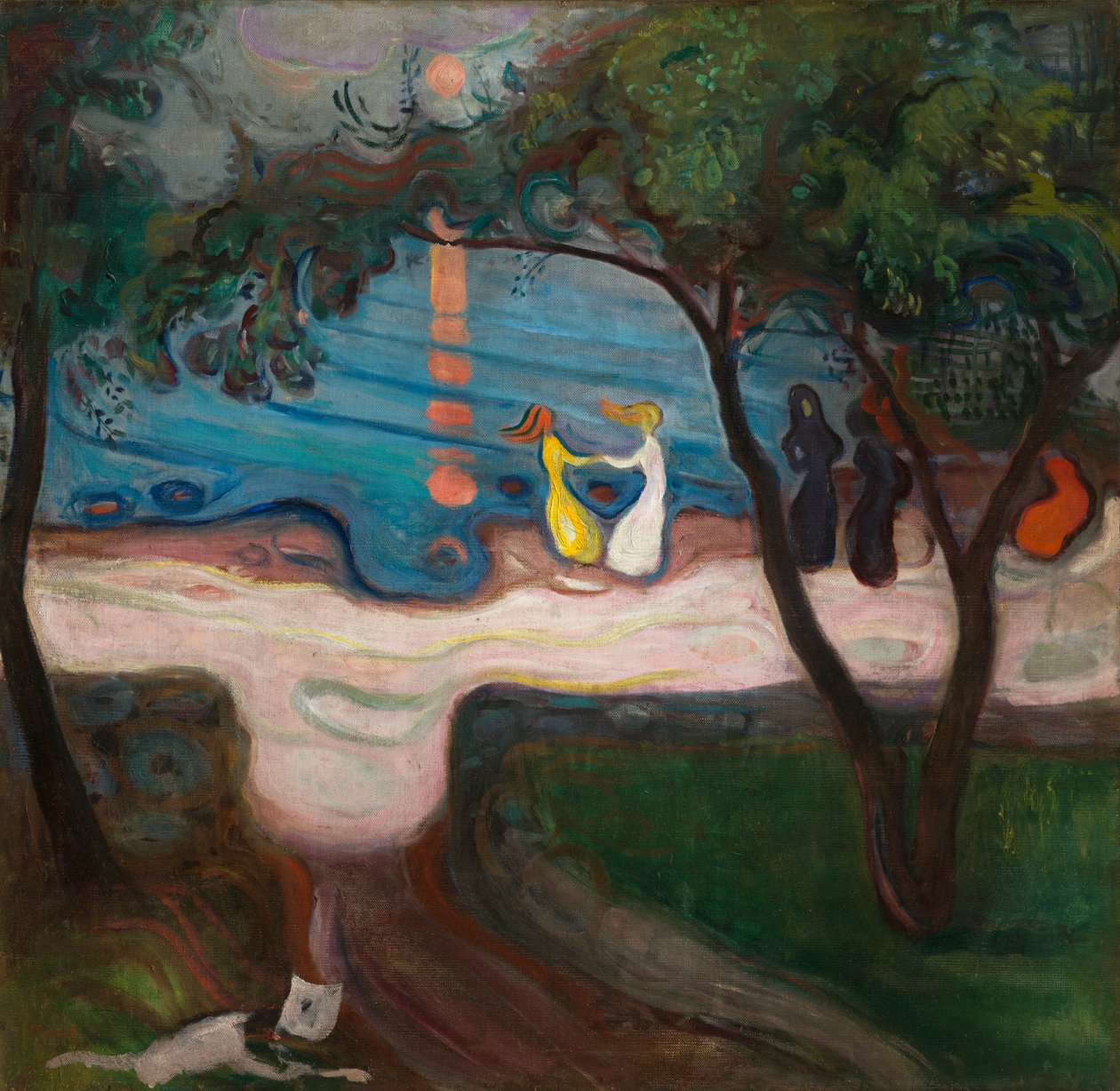 Kıyıda Dans, 1900 by Edvard Munch