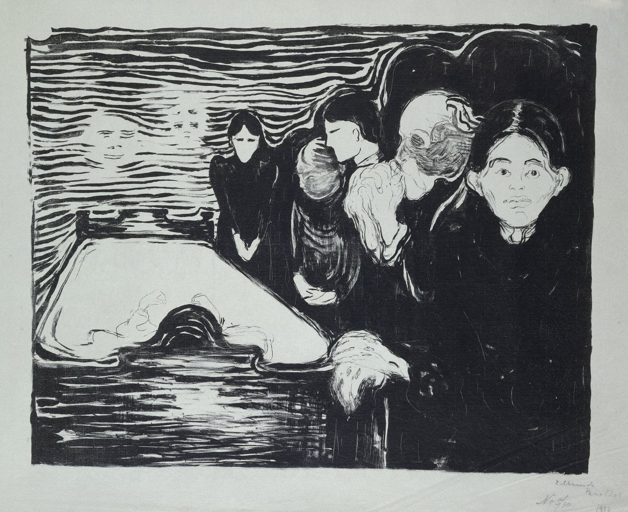 Ölüm sancıları by Edvard Munch