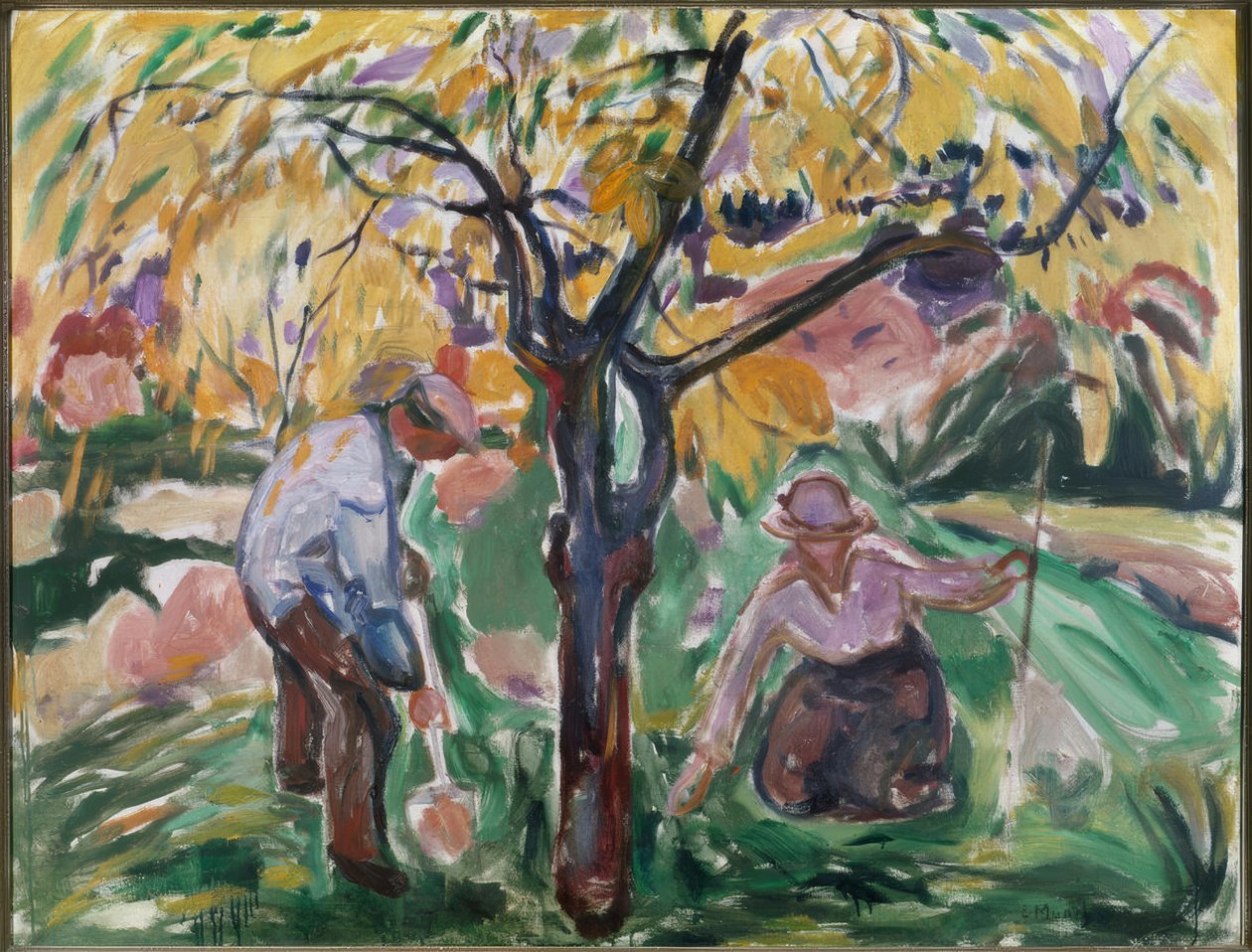 Elma ağacı by Edvard Munch