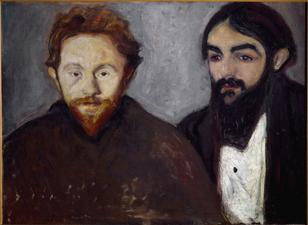 Çift Portre by Edvard Munch