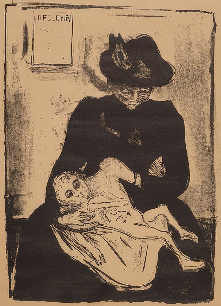 Miras. 1916 by Edvard Munch