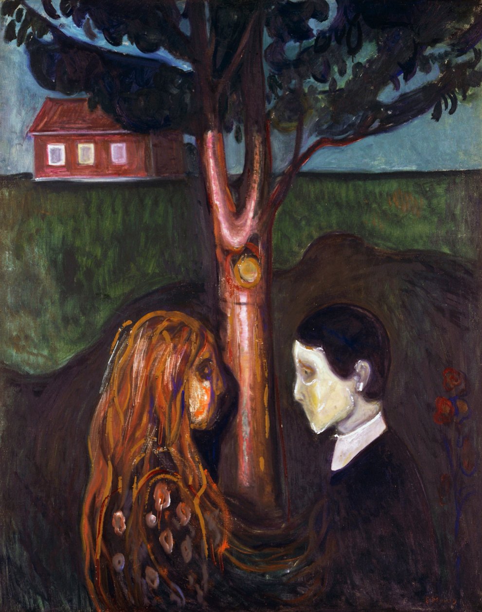 Gözlerdeki gözler by Edvard Munch
