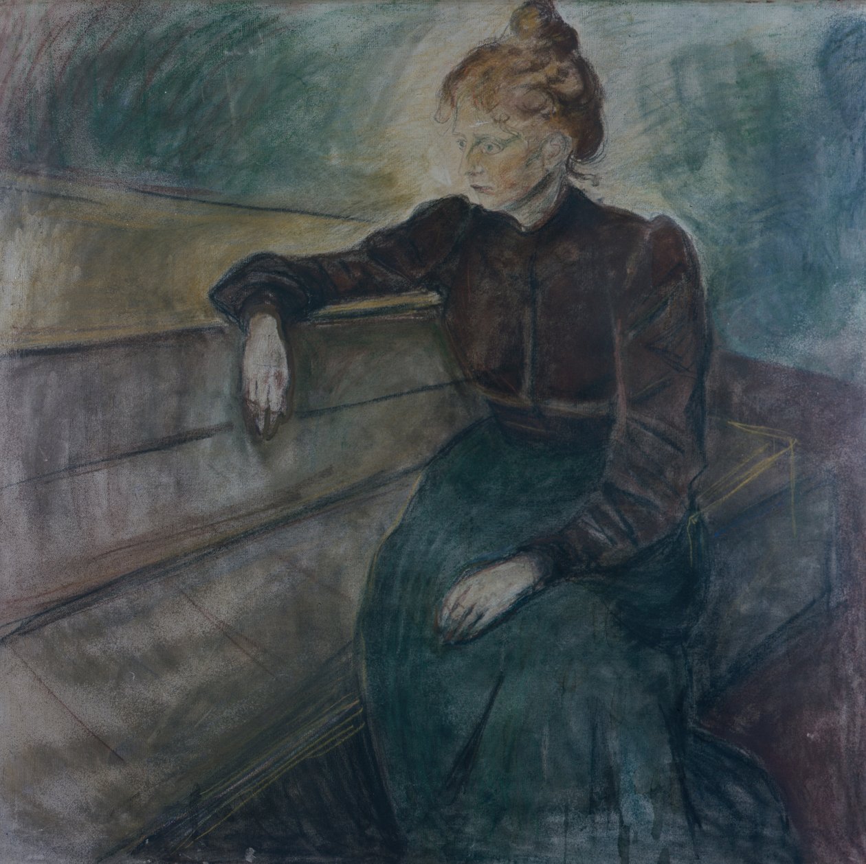 Kadın portresi by Edvard Munch