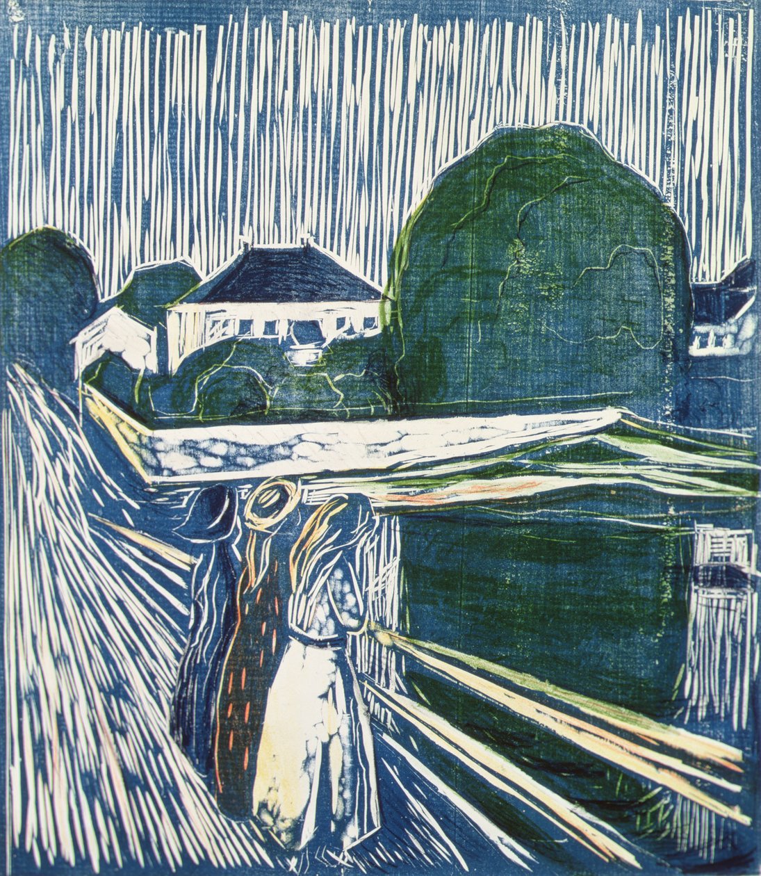 Köprüdeki Kızlar by Edvard Munch