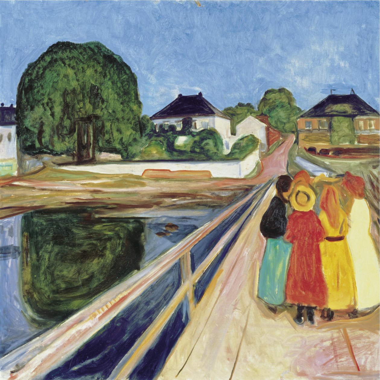Köprüdeki kızlar, 1902 by Edvard Munch