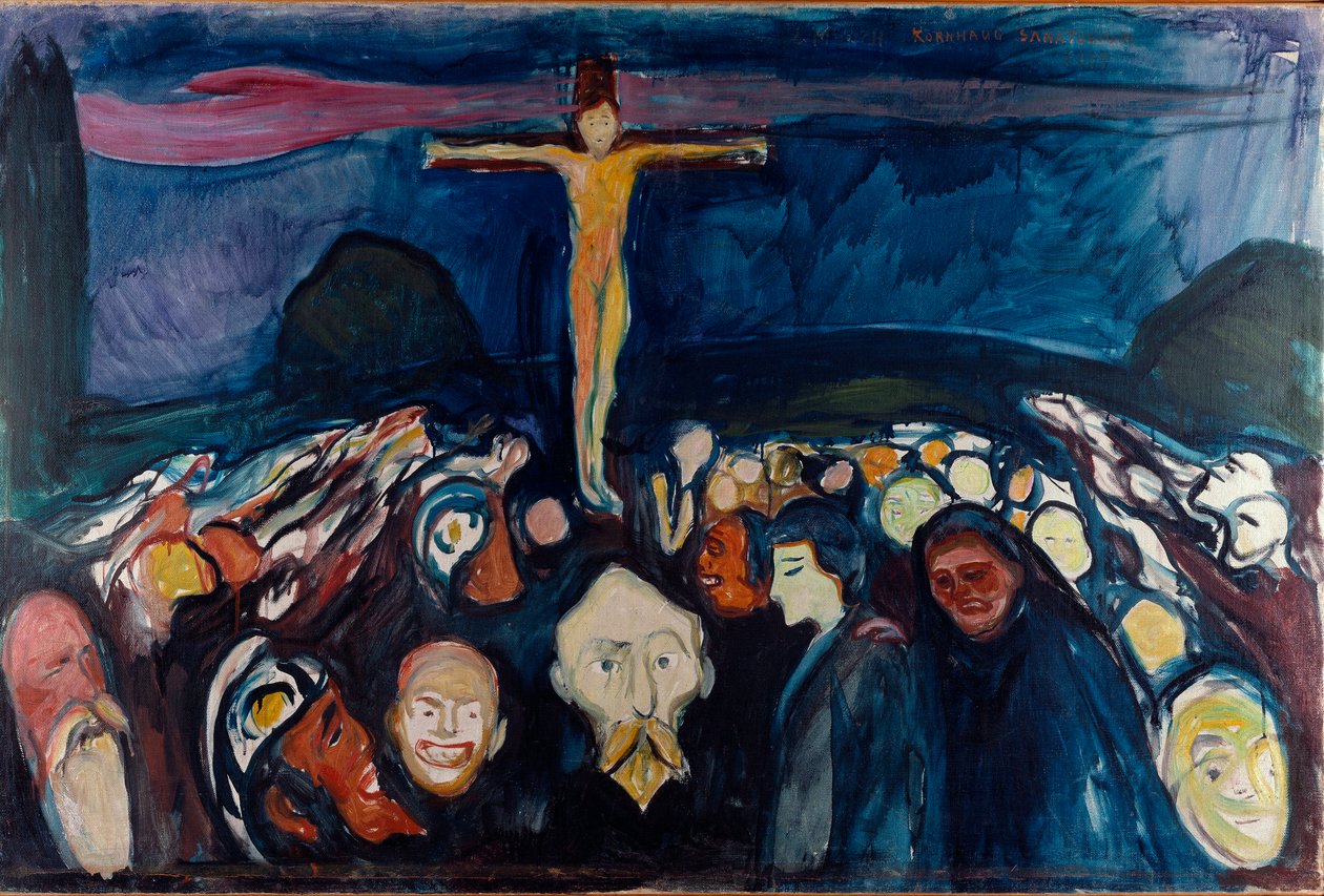 Golgotha Tablosu, Edvard Munch (1863-1944) 1900 (tuval üzerine yağlı boya) by Edvard Munch
