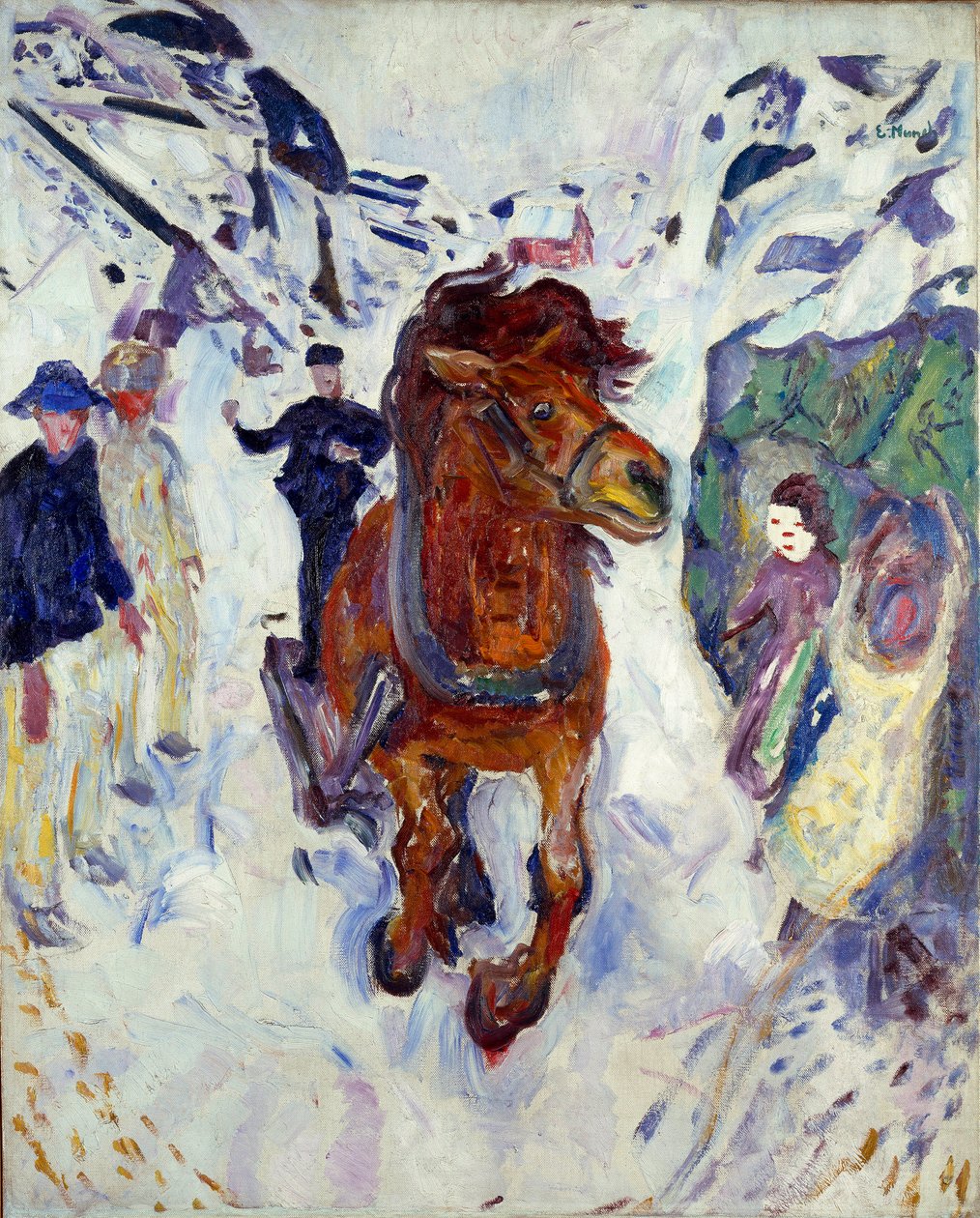 Edvard Munch (1863-1944) 1910-1912 Dim. 148x119.5 cm Oslo, Belediye Sanat Koleksiyonları Munch Müzesi (Musee Munch) by Edvard Munch