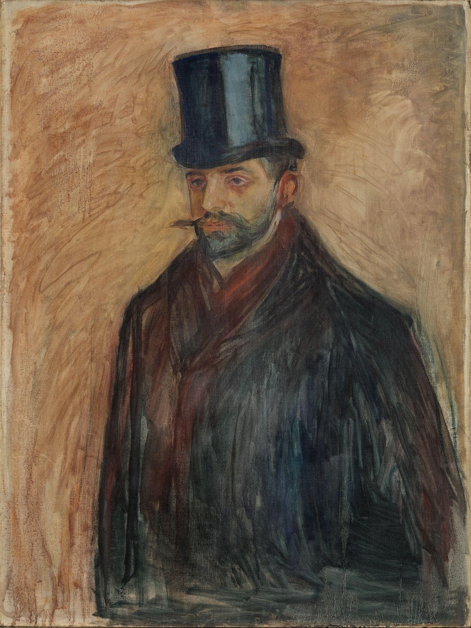 Julius Meier-Graefe, 1894 dolayları (tuval üzerine yağlıboya) by Edvard Munch