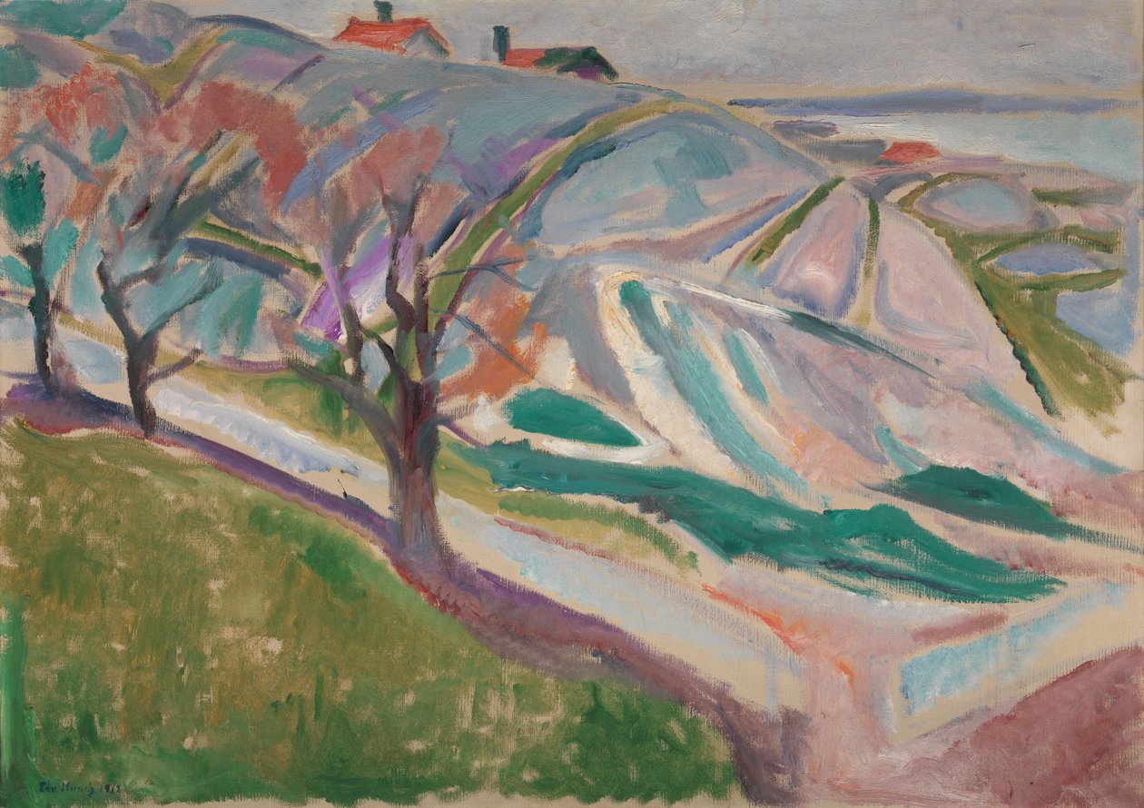 Manzara, Kragero, 1912 by Edvard Munch