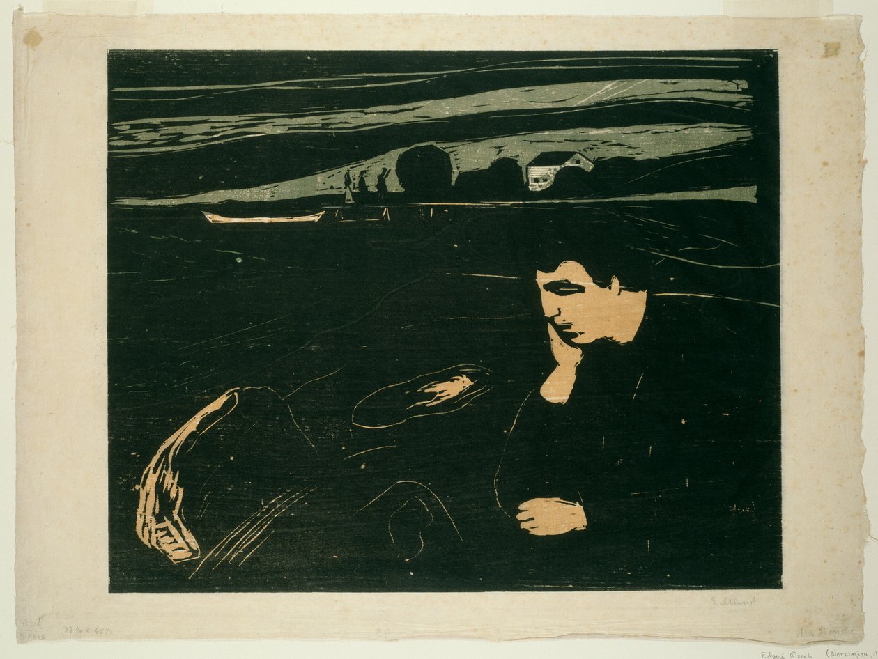 melankoli III by Edvard Munch