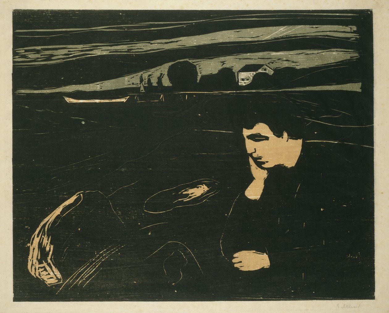 Melankoli III, 1902 by Edvard Munch