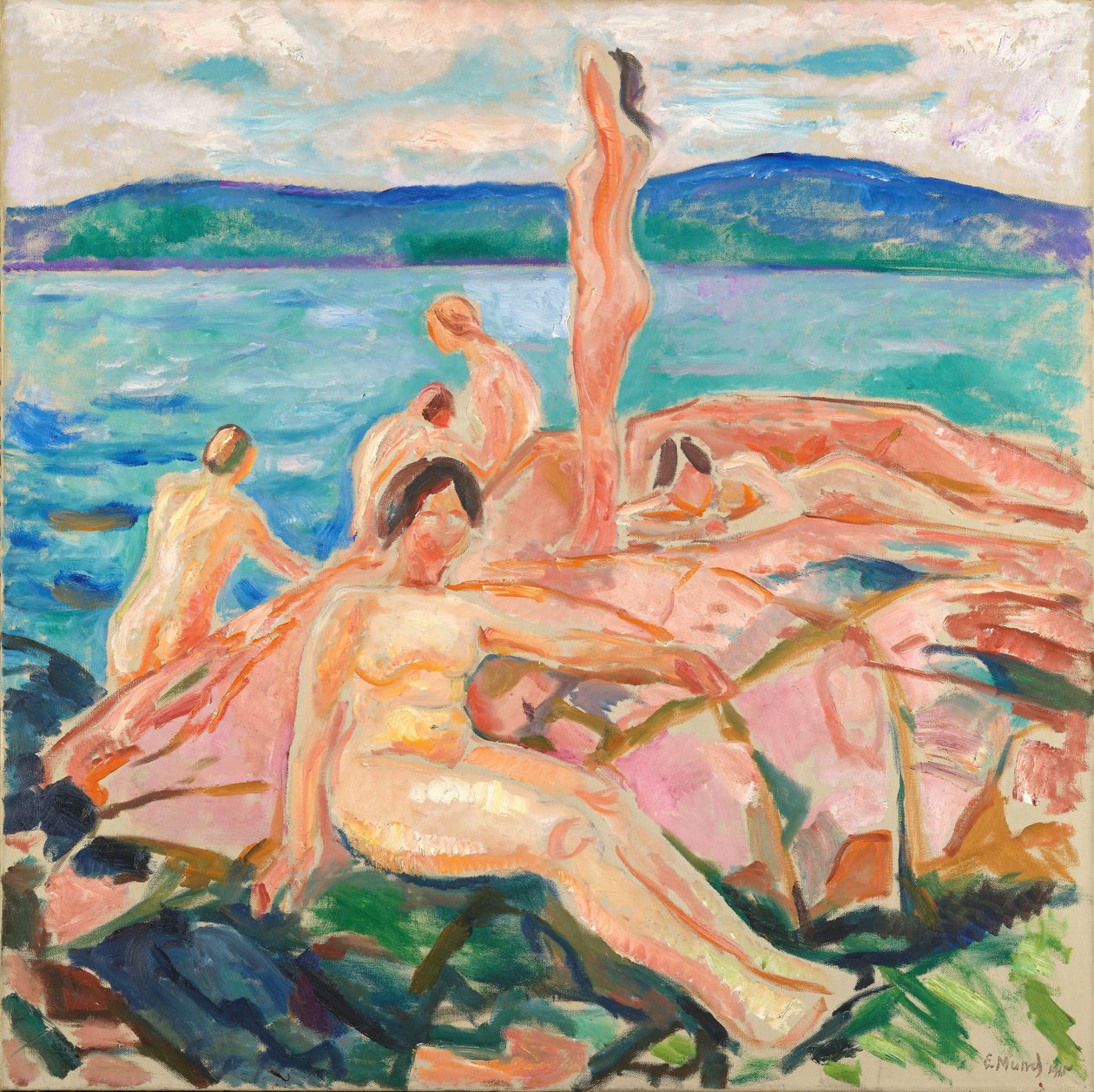 Yaz ortası by Edvard Munch