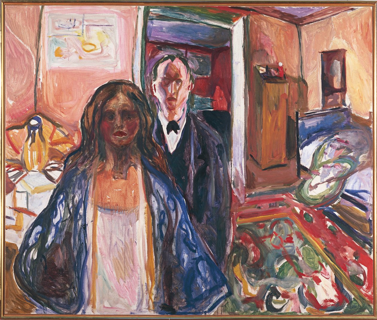 Norveç, Oslo, Sanatçı ve Model by Edvard Munch