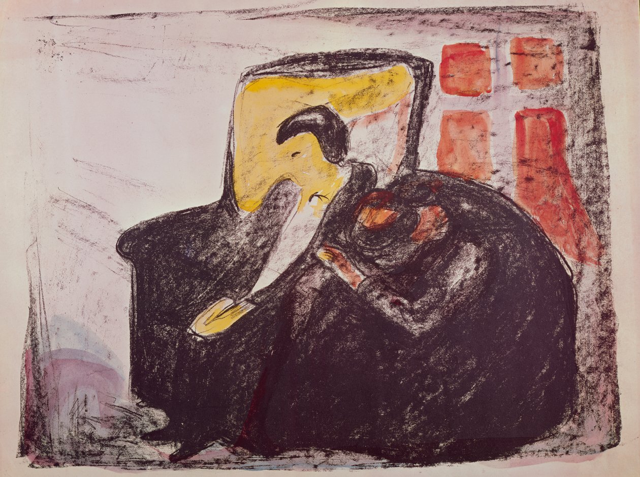 Oswald Dağılımı by Edvard Munch