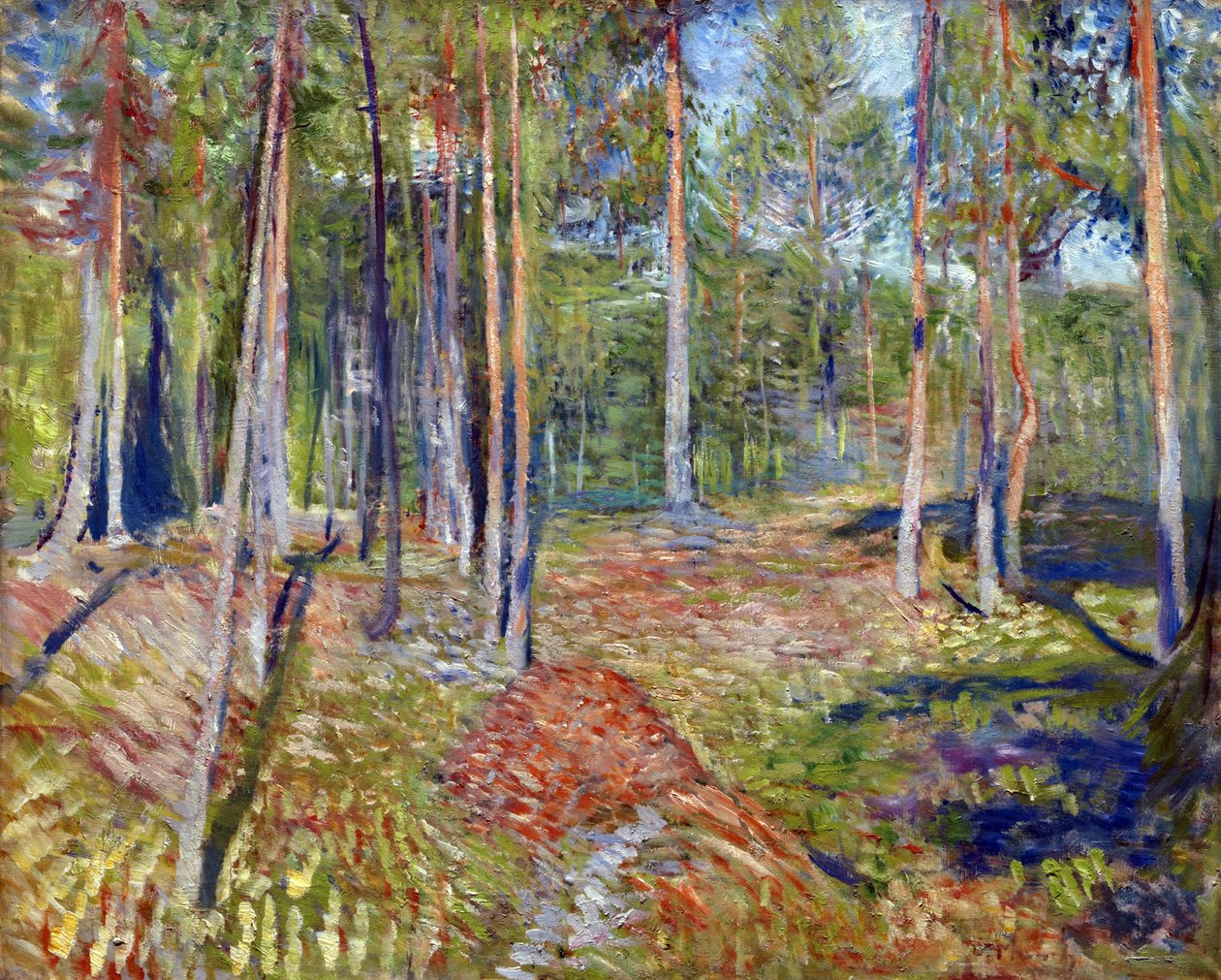 Çam Ormanı - Edvard Munch