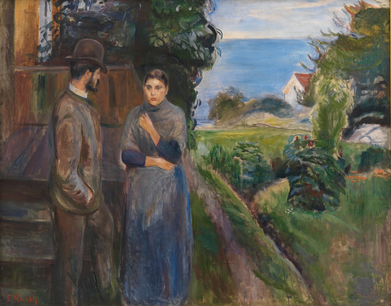 Yaz akşamı by Edvard Munch
