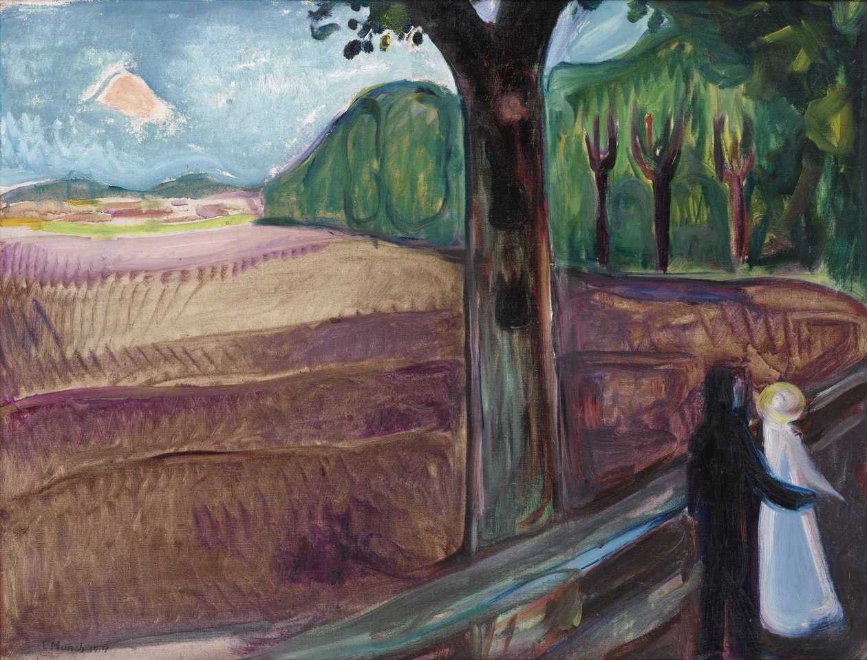 Yaz Gecesi Yaz Gecesi, 1917 by Edvard Munch