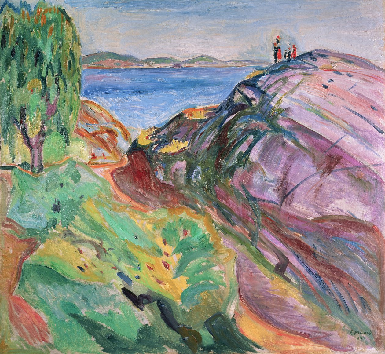 Deniz kenarında yaz, Krager by Edvard Munch