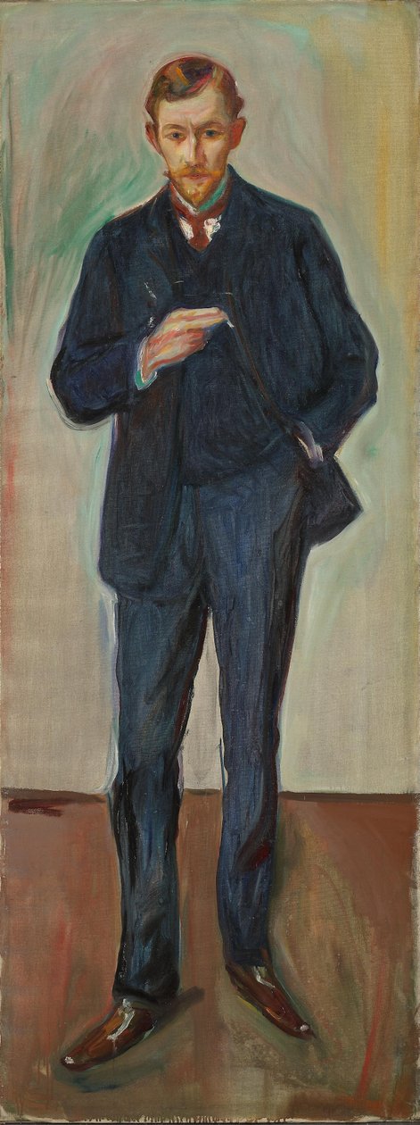 Fransız, Marcel Archinard, 1904 dolayları (tuval üzerine yağlıboya) by Edvard Munch