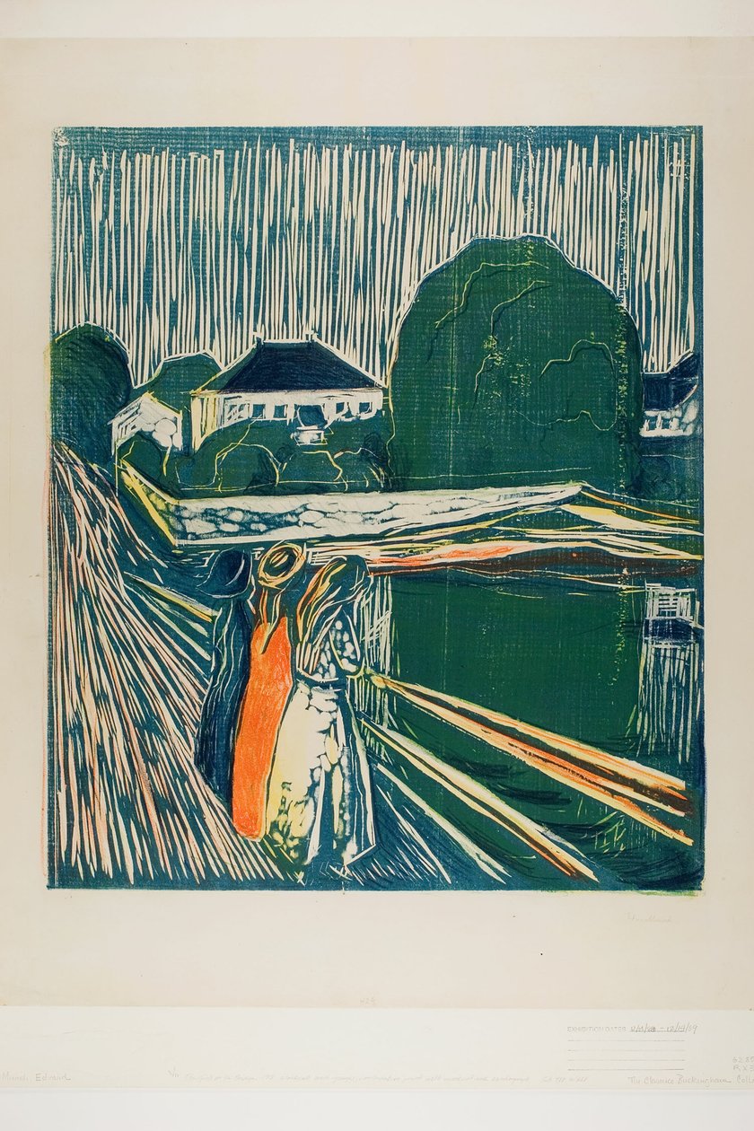 Köprüdeki Kızlar by Edvard Munch