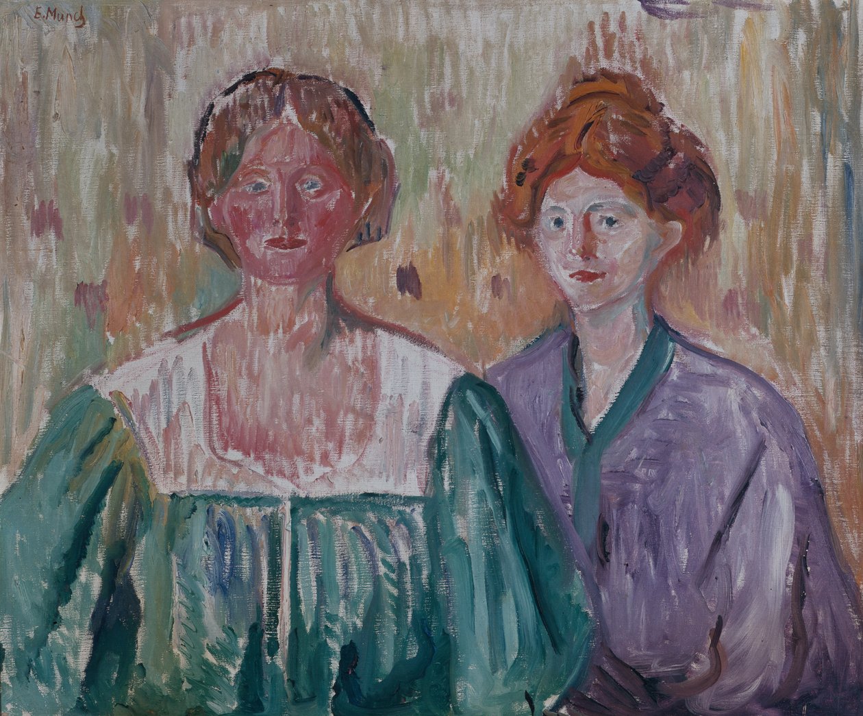 Meizner kardeşler by Edvard Munch