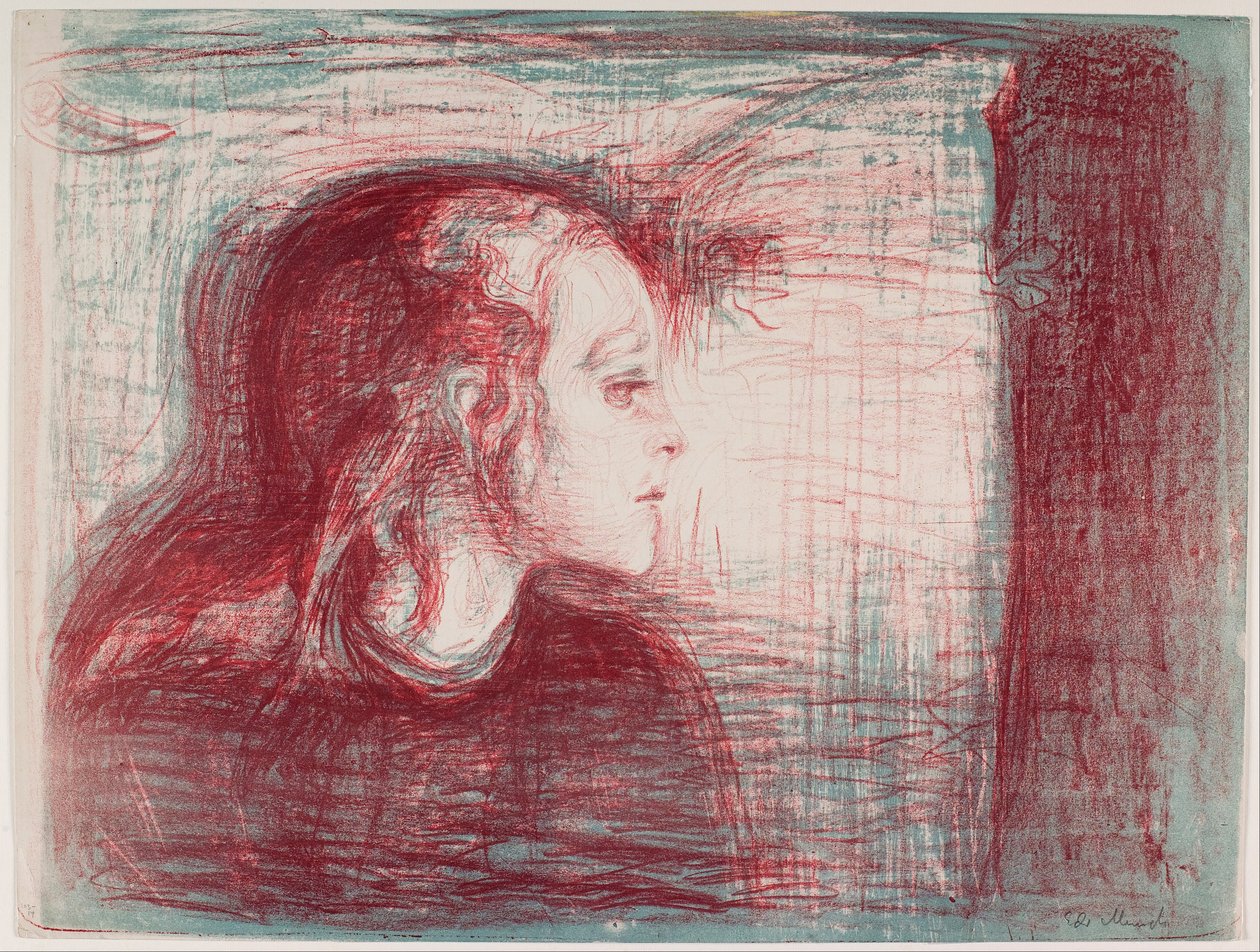 hasta çocuk ben by Edvard Munch