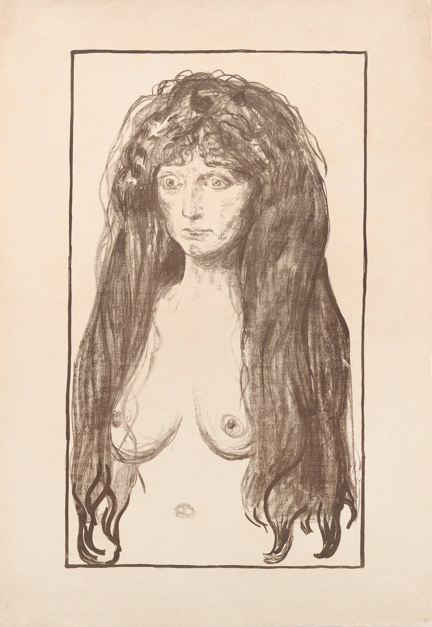 Günah, 1902 by Edvard Munch