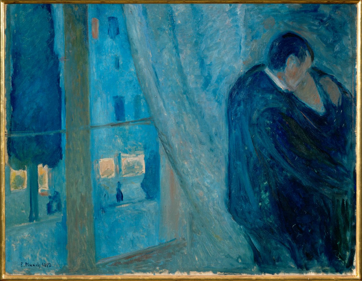 Öpücük (tuval üzerine yağlıboya) by Edvard Munch