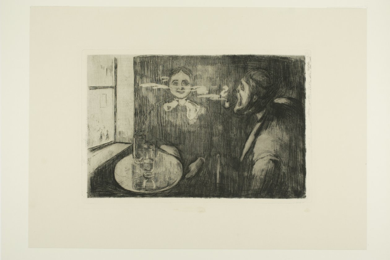 Yüz yüze by Edvard Munch