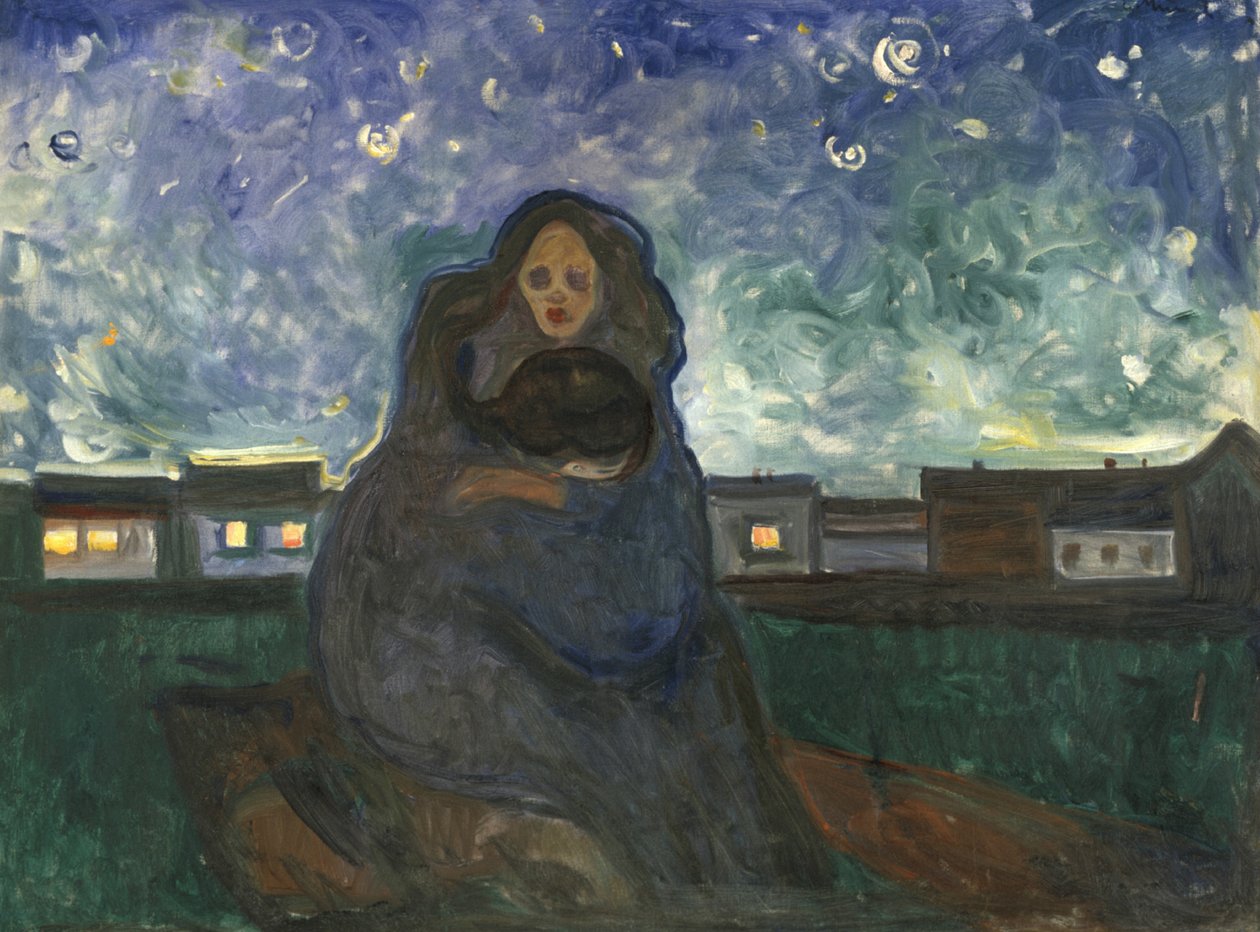 Yıldızların Altında, 1900-05 by Edvard Munch