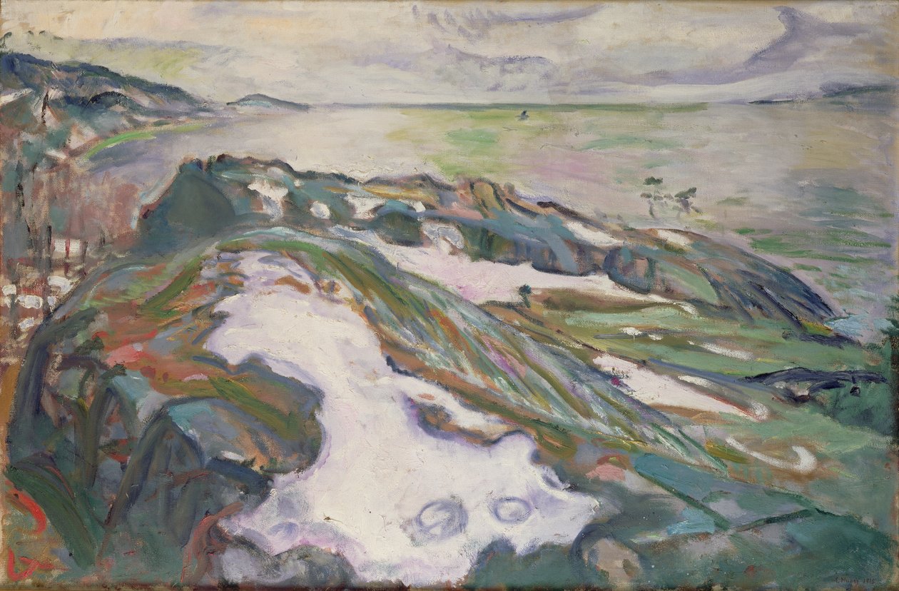 Kış Manzarası by Edvard Munch