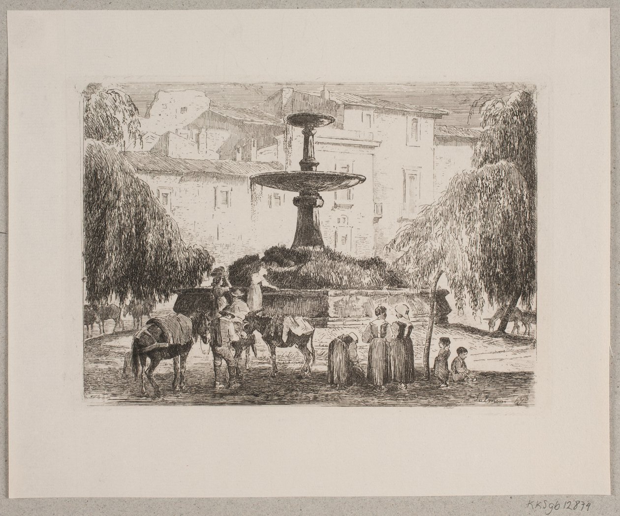 Torv ve Sulmona by Edvard Petersen