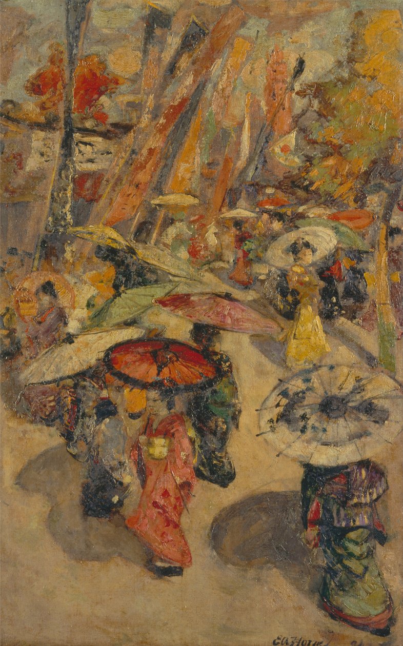 Sokak Sahnesi, Tokyo by Edward Atkinson Hornel