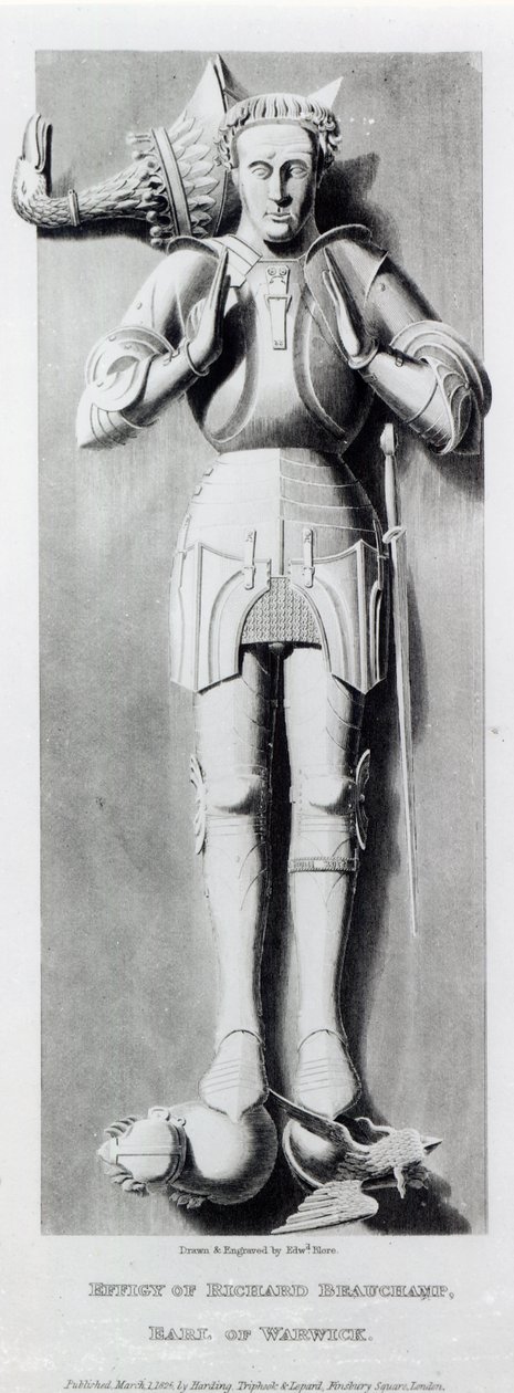 Richard Beauchamp, Warwick Kontu (1382-1439), Harding, Triphook ve Lepard tarafından yayınlandı, 1825 by Edward Blore