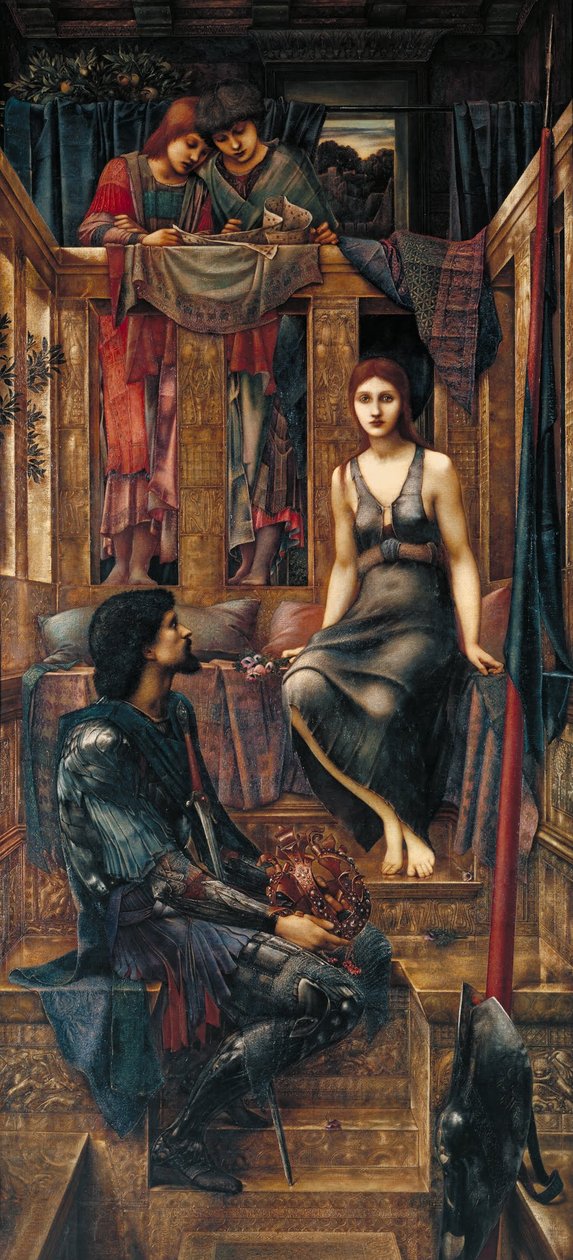 Kral Cophetua ve Dilenci Hizmetçi by Edward Burne Jones
