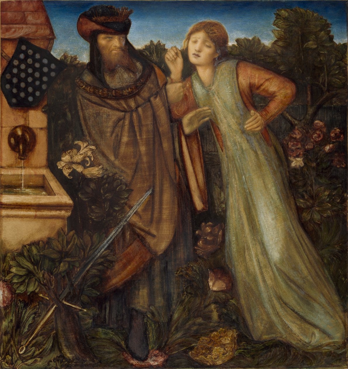 Kral Mark ve La Belle Iseult by Edward Burne Jones