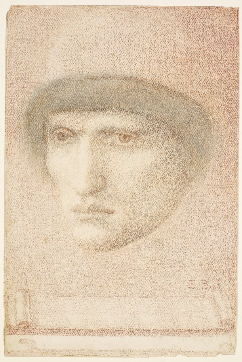 erkek portre by Edward Burne Jones