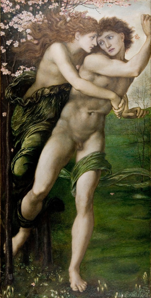 Phyllis ve Demophoon by Edward Burne Jones
