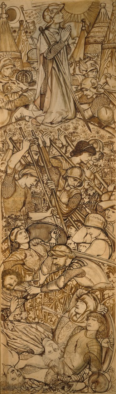 Beth-Horon Savaşı by Edward Burne Jones