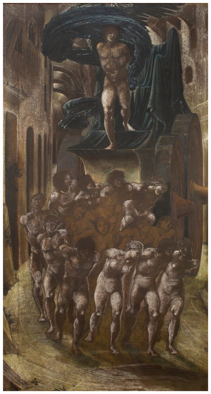 Aşkın Arabası veya Aşkın Yolculuğu by Edward Burne Jones