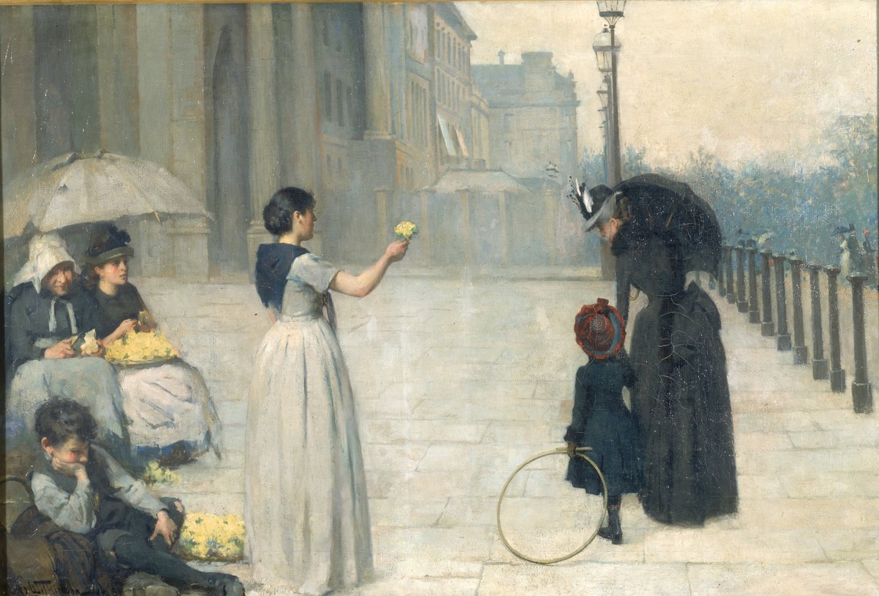 Spring - Piccadilly, 1887  by Edward Clegg Wilkinson