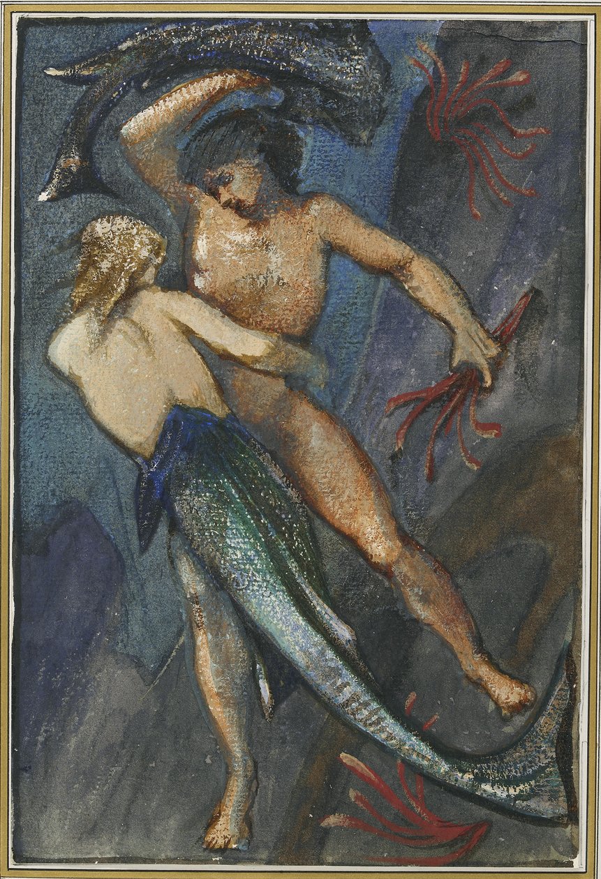 Kırk sekiz çizimden oluşan albüm (WA1939.9.1 - 48) by Edward Burne Jones