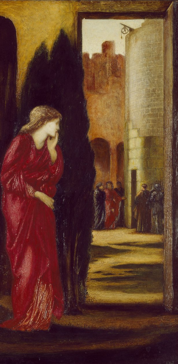 Danäe ve Brazen Tower, 1872 by Edward Burne Jones