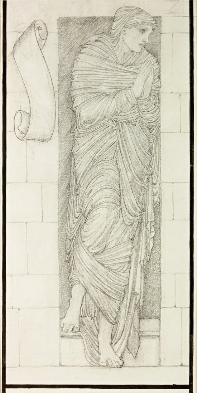 Lazarus - St Ethelreda Kilisesi, Guilsborough, Northamptonshire Penceresi için Tasarım by Edward Burne Jones